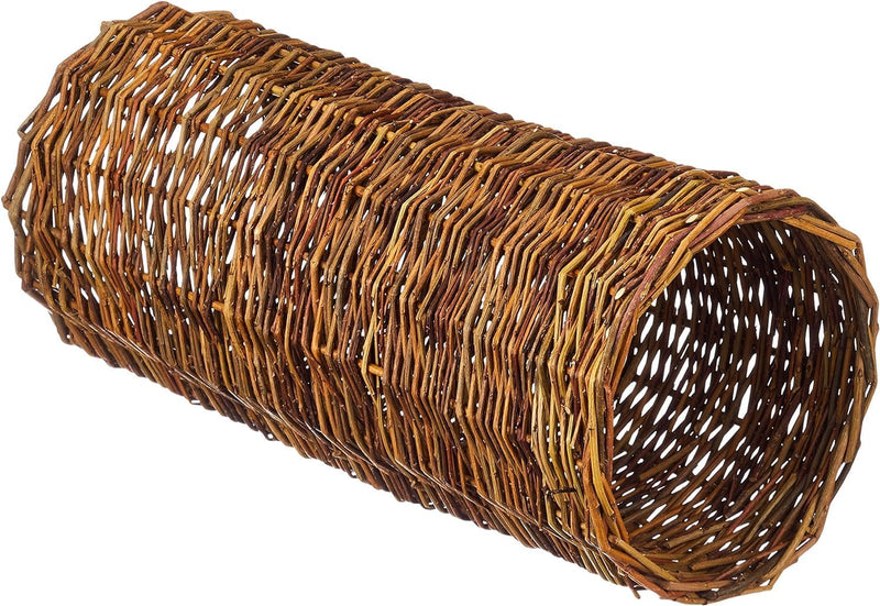 Trixie 62832 Weidentunnel für Meerschweinchen, ø 15 × 33 cm & 62152 Natural Living Brücke, 28 × 17 c