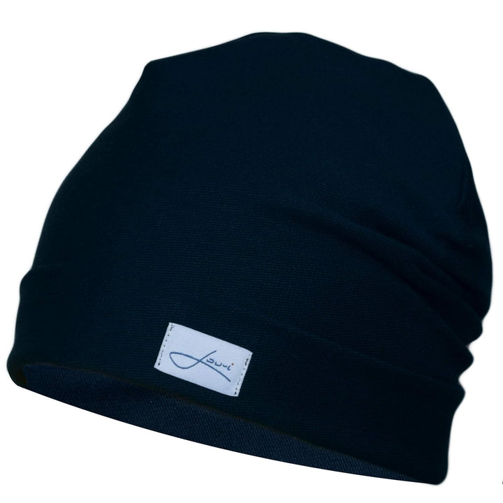 Baumwollmütze blau Made in Germany - Unisex Beanie - Sehr leichte & bequeme Sommermütze