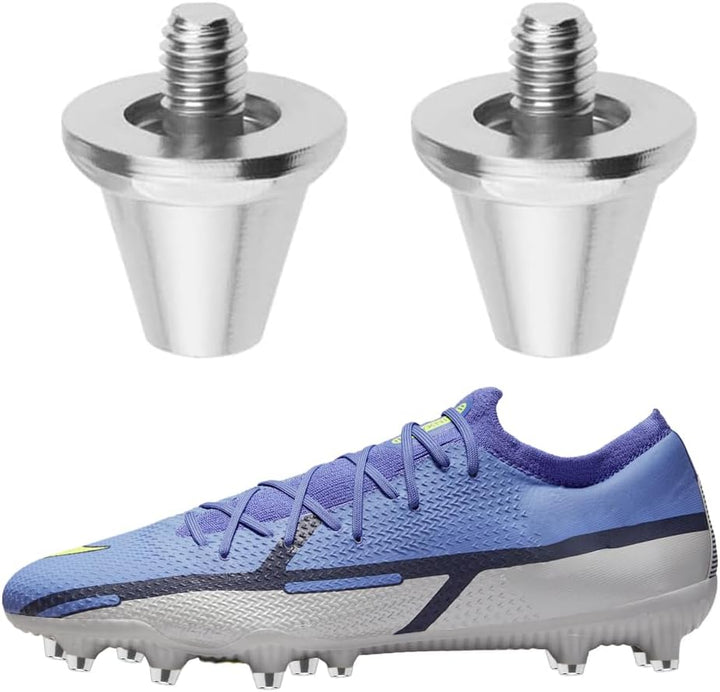 Fussballstollen - Fussballschuh-Spikes Kompatibel mit Nike, 12er Set Schraubstollen, Robuste Alumini