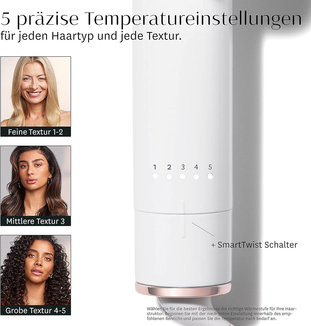 T3 SinglePass Curl – Professioneller Lockenstab – Langer Locken- und Stylingstab aus spezieller Kera