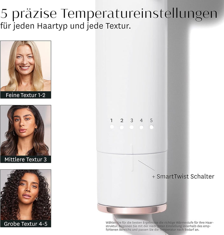T3 SinglePass Curl – Professioneller Lockenstab – Langer Locken- und Stylingstab aus spezieller Kera