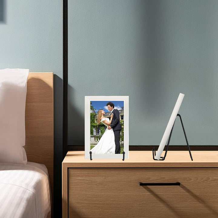 GZhaizhuan 6 Stk Display Ständer, Metall Tellerständer Staffelei Plattenhalter Displayständer für Fo