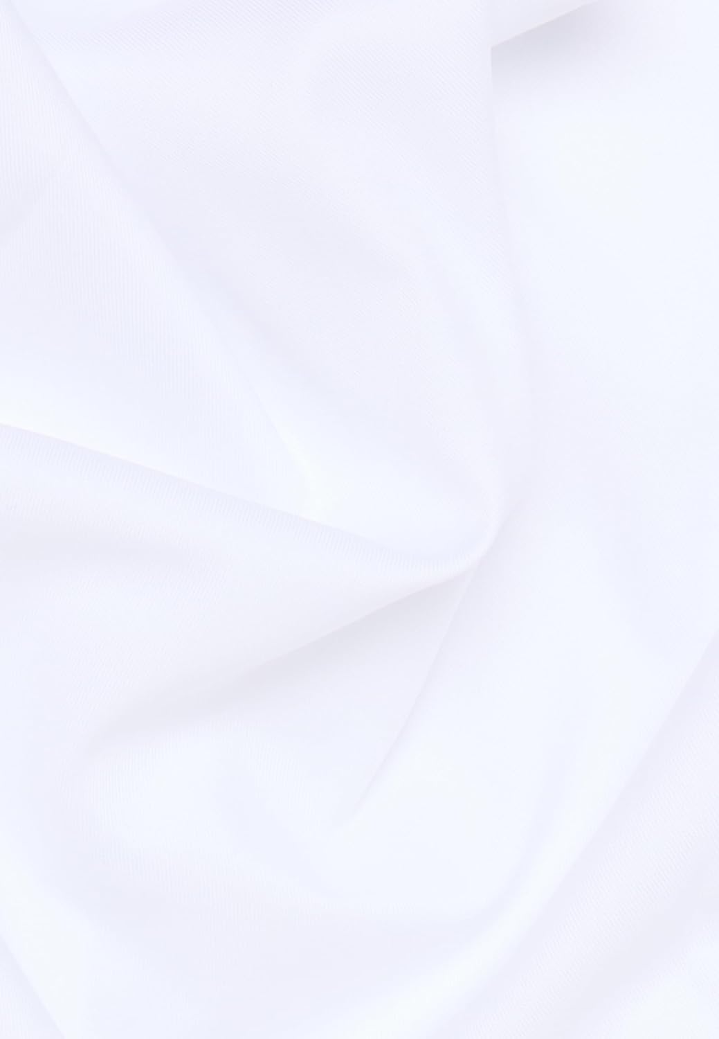 ETERNA Slim Fit Cover Hemd extra Langer Arm blickdichter Twill weiss 38, 38