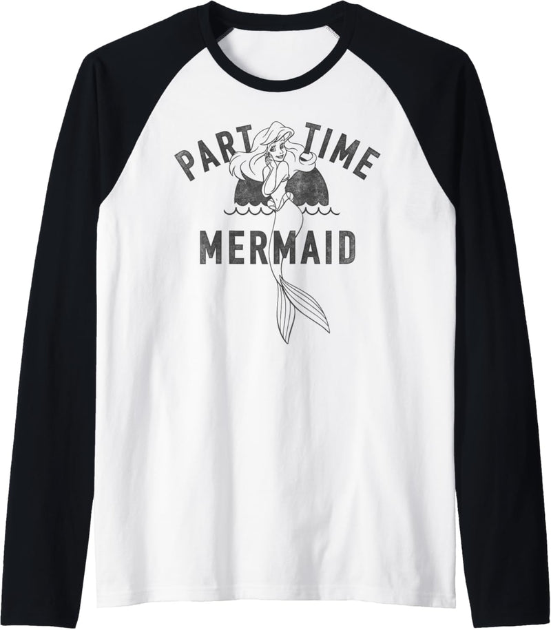 Disney The Little Mermaid Ariel Part Time Mermaid Raglan