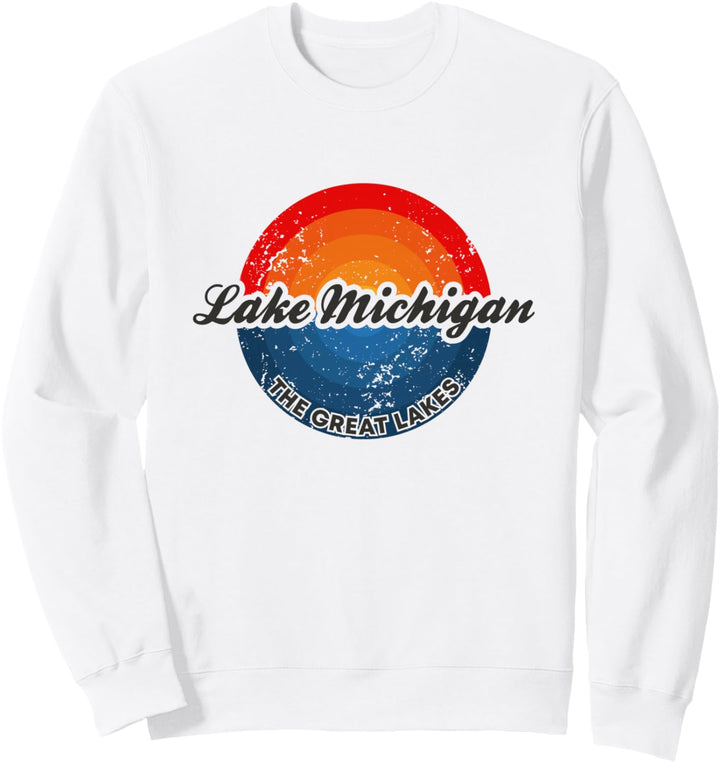 Lake Michigan Michigansee Sonnenuntergang The Great Lakes Sweatshirt