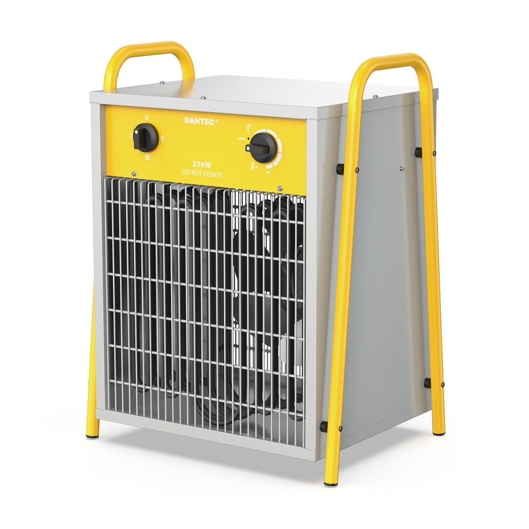 Elektroheizer Heizlüfter Grosse Räume Bauheizer 22kw Elektro Heizstrahler mit Thermostat Elektrisch