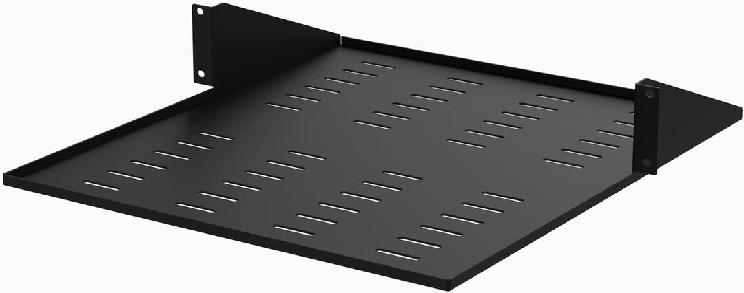 StarTech.com Serverschrank Fachboden - 19 Zoll Rack Fachboden - mit Lüftungsschlitzen - Zentrierte A