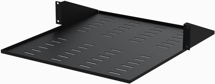 StarTech.com Serverschrank Fachboden - 19 Zoll Rack Fachboden - mit Lüftungsschlitzen - Zentrierte A