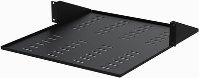 StarTech.com Serverschrank Fachboden - 19 Zoll Rack Fachboden - mit Lüftungsschlitzen - Zentrierte A