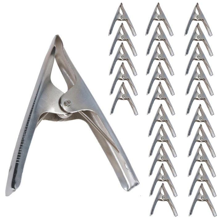 6" Metal Market Stall Clips/Fermoir von Haus-anatomische Pinzetten (25 Pack) TE371