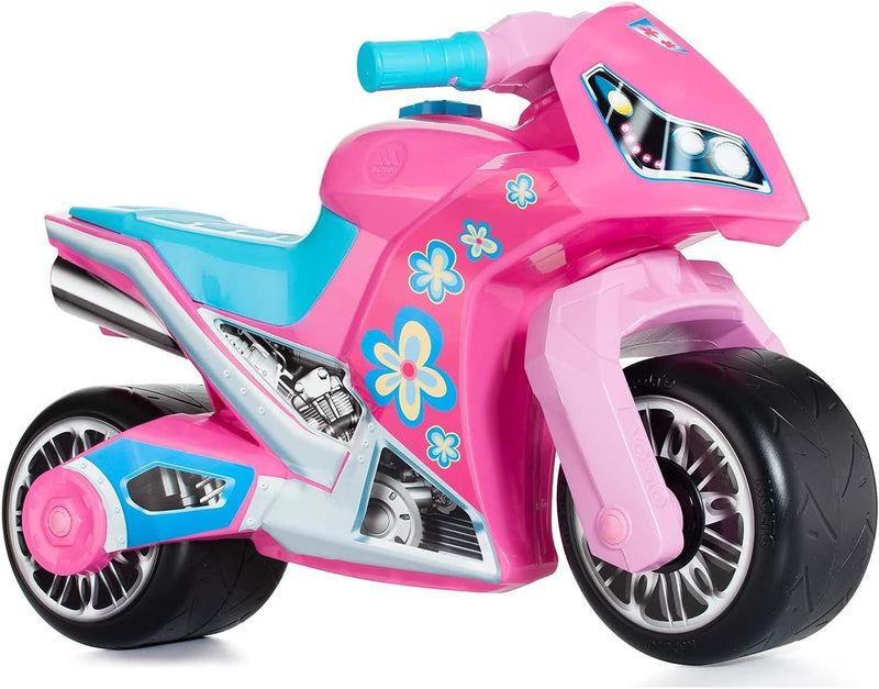 MOLTO Laufmotorrad Cross Rosa + Marienkäferhelm | Motorrad Laufen für alle Arten von Gelände | Siche