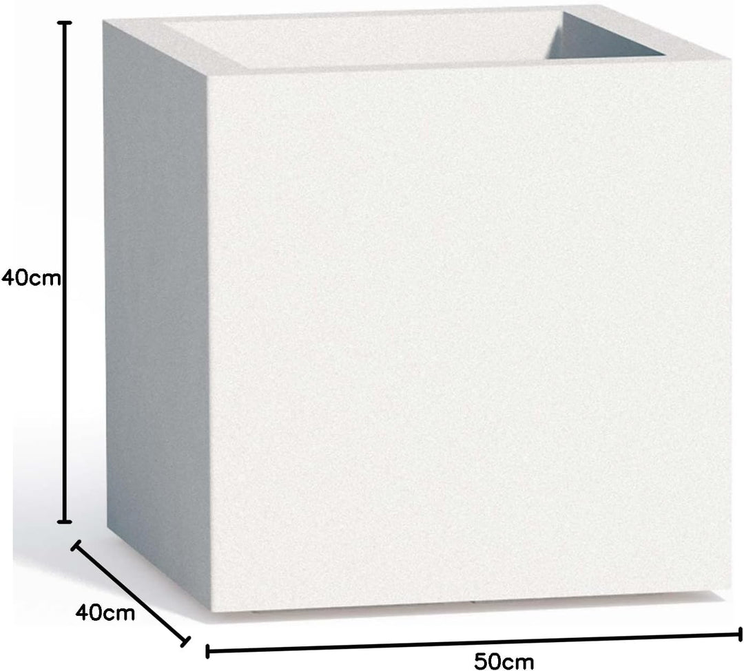 Tekcnoplast Cube 40 x 40 x 40 cm weiss