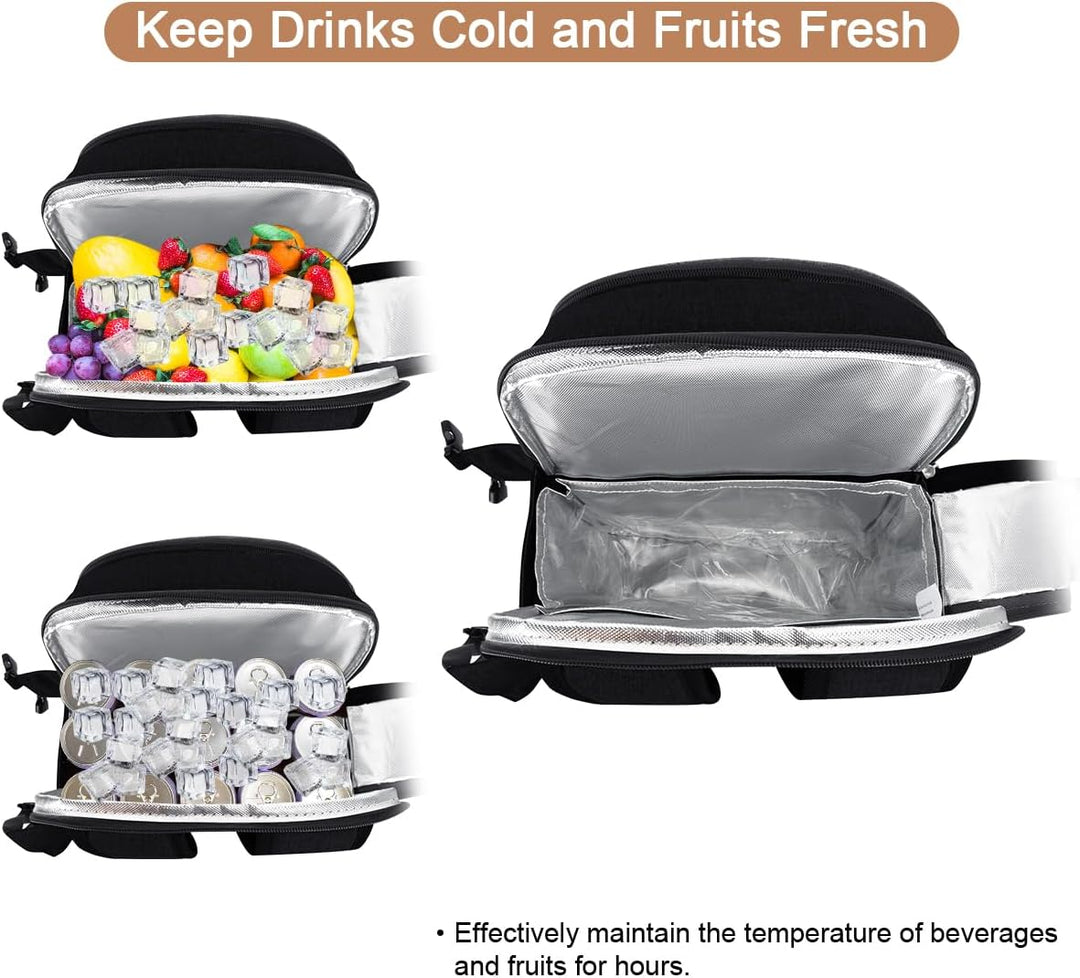 Sunflora Picknick Rucksack Set 2 Personen mit Isoliertem Kühlung und Decke, Picknickkorb 2 Personen