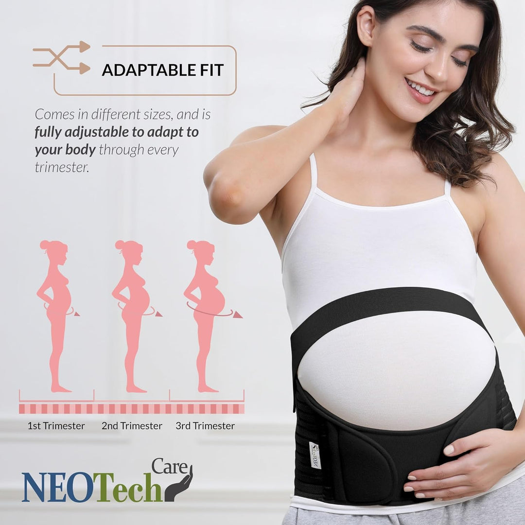 NEOtech Care - Bauchgurt für die Schwangerschaft - stützt Taille, Rücken & Bauch - Schwangerschaftsg