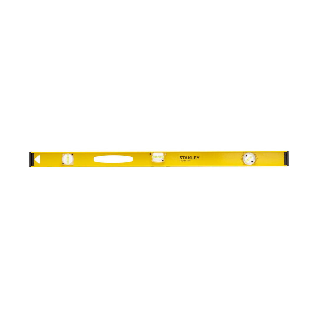 Stanley I-Beam 180° Wasserwaage, Lineal, 80 cm Länge, Aluminium, vertikale / horizontale / justierba
