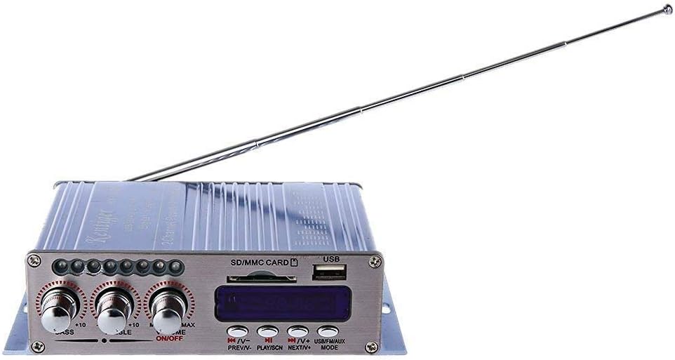 DollaTek 12V Mini HI-Fi Digital Stereo Audio Verstärker USB SD DVD FM Audio Stereo Radio MP3 Lautspr