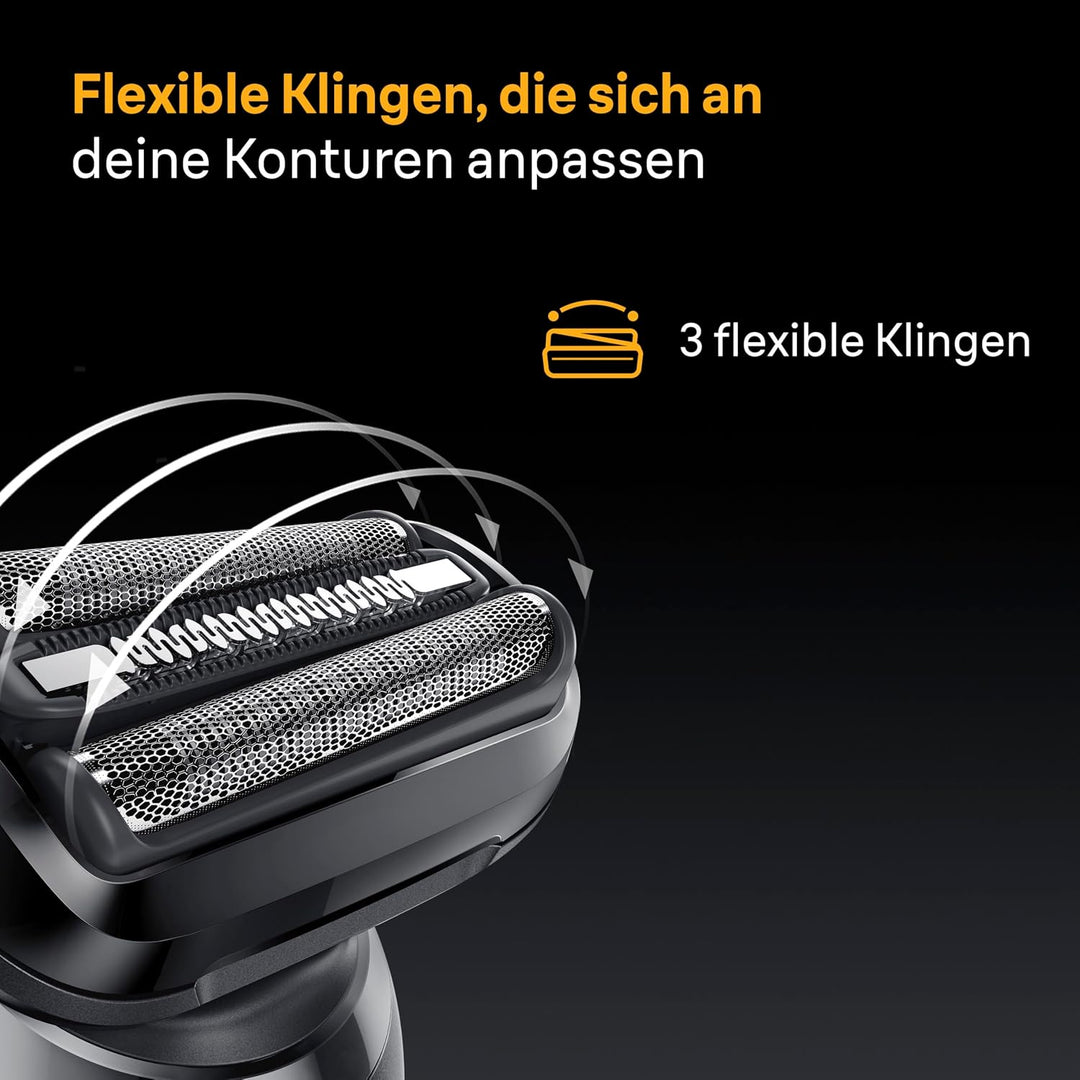 Braun Rasierer Herren Elektrisch Series 5, 52-N1000si, Schwarz | Rasierapparat, Kabelloser Elektrora