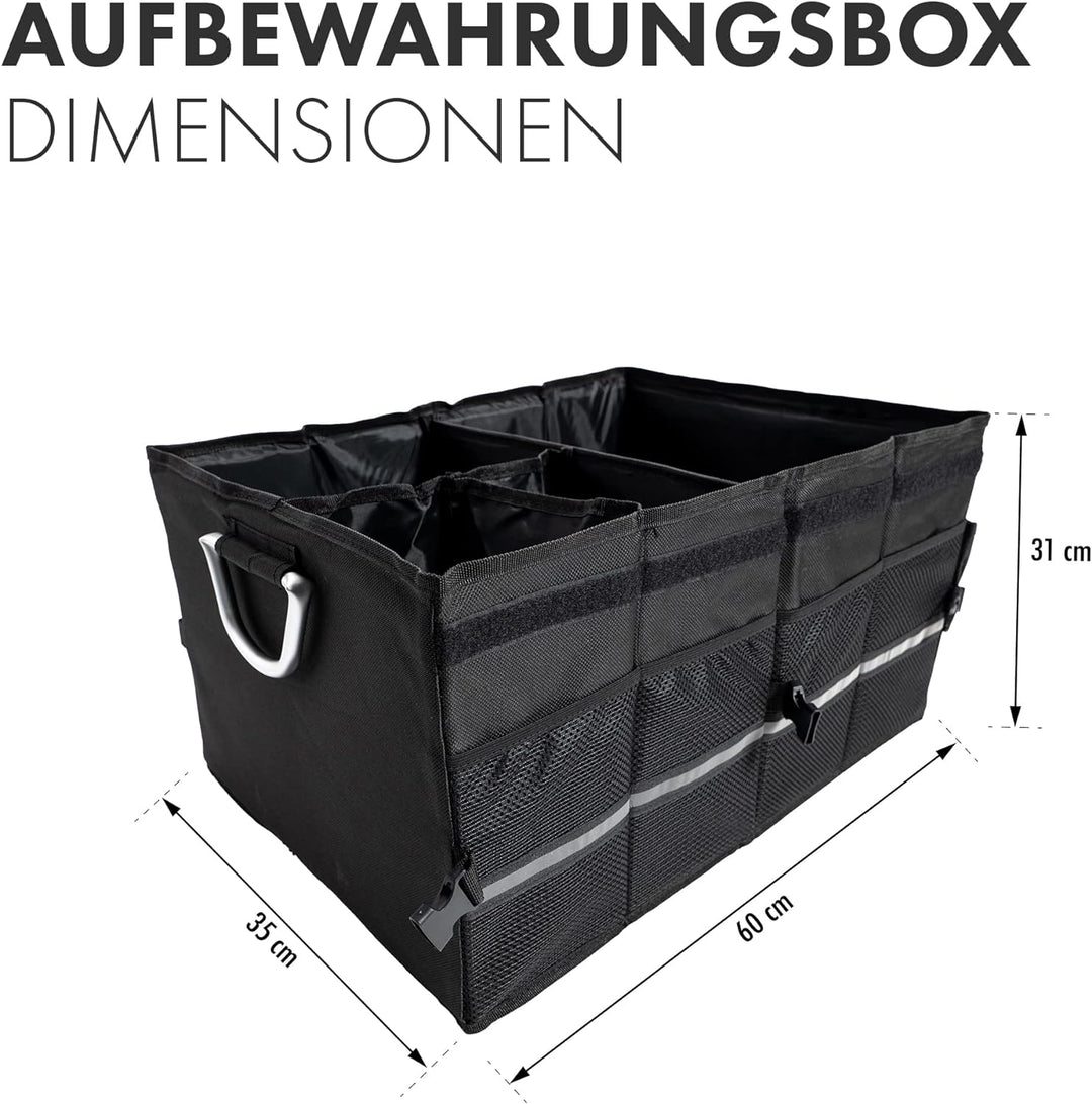 Shop4EV Trunk Organizer Kompatibel für Tesla Model 3 und Model Y Aufbewahrungsbox Aufbewahrungstasch