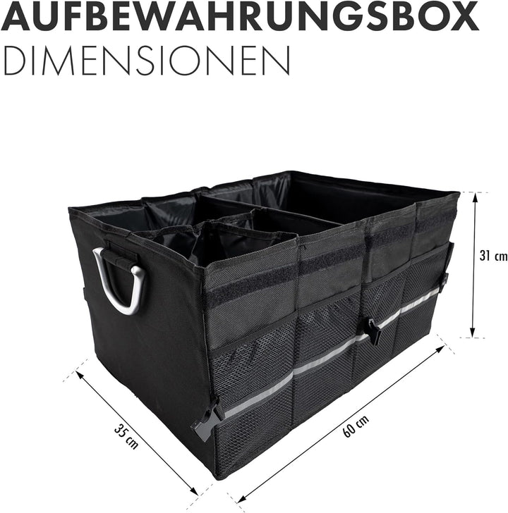 Shop4EV Trunk Organizer Kompatibel für Tesla Model 3 und Model Y Aufbewahrungsbox Aufbewahrungstasch