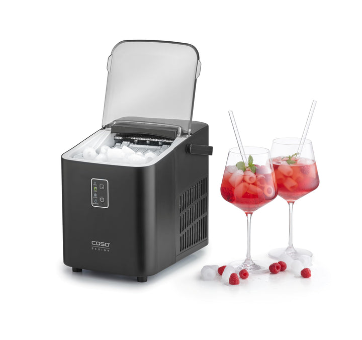 Caso IceChef Compact- Design Eiswürfelbereiter, schnelle Eiswürfel, 500g in 1h, 1L Wassertank, hygie
