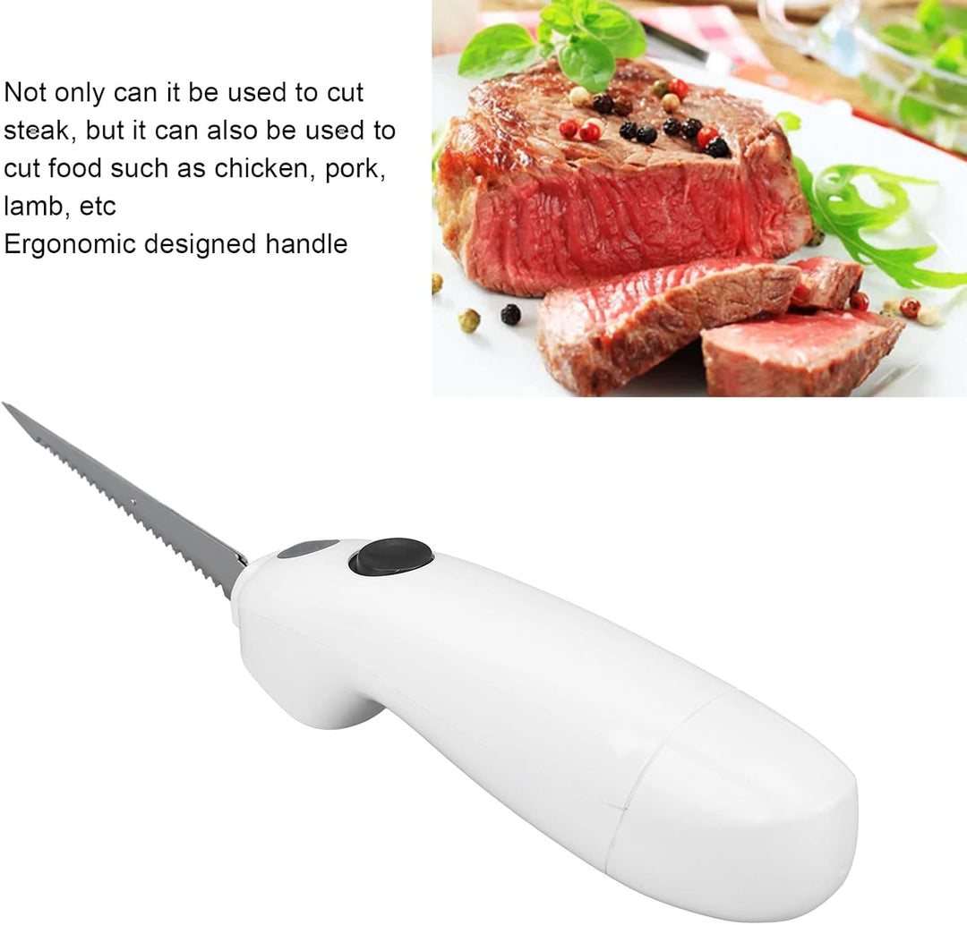 Luqeeg Kabelloses Elektromesser – Elektromesser Zum Tranchieren von Fleisch, Steak, Fisch, Geflügel,