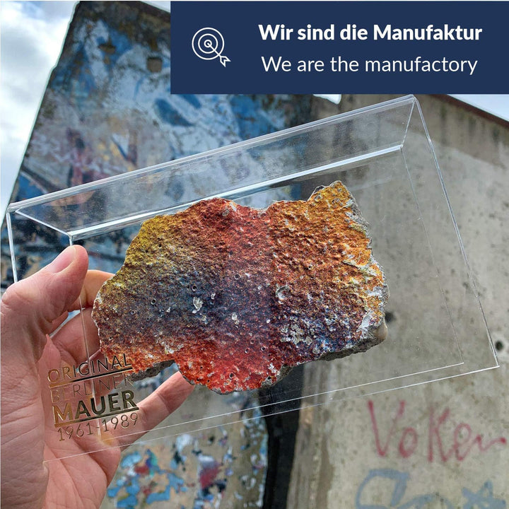 ORIGINAL Berliner Mauer-Stein | authentisches Stück mit Echtheitszertifikat | Handarbeit direkt aus