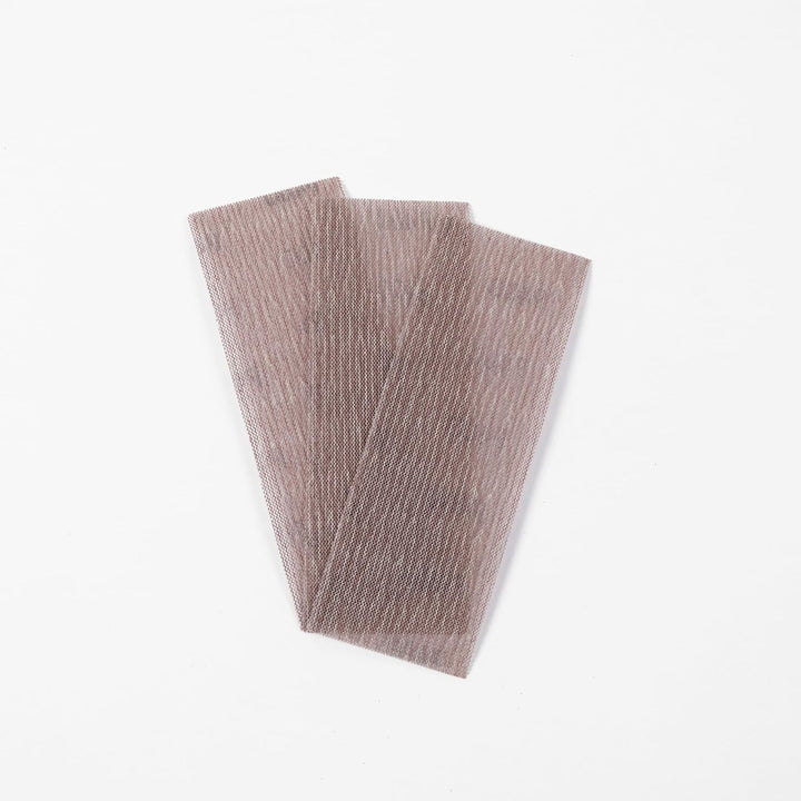 70 mm x 198 mm Netzschleifpapiere, Körnung 80, 120, 180, 320, 400, 70 x 198 mm, Klett-Schleifpapier,