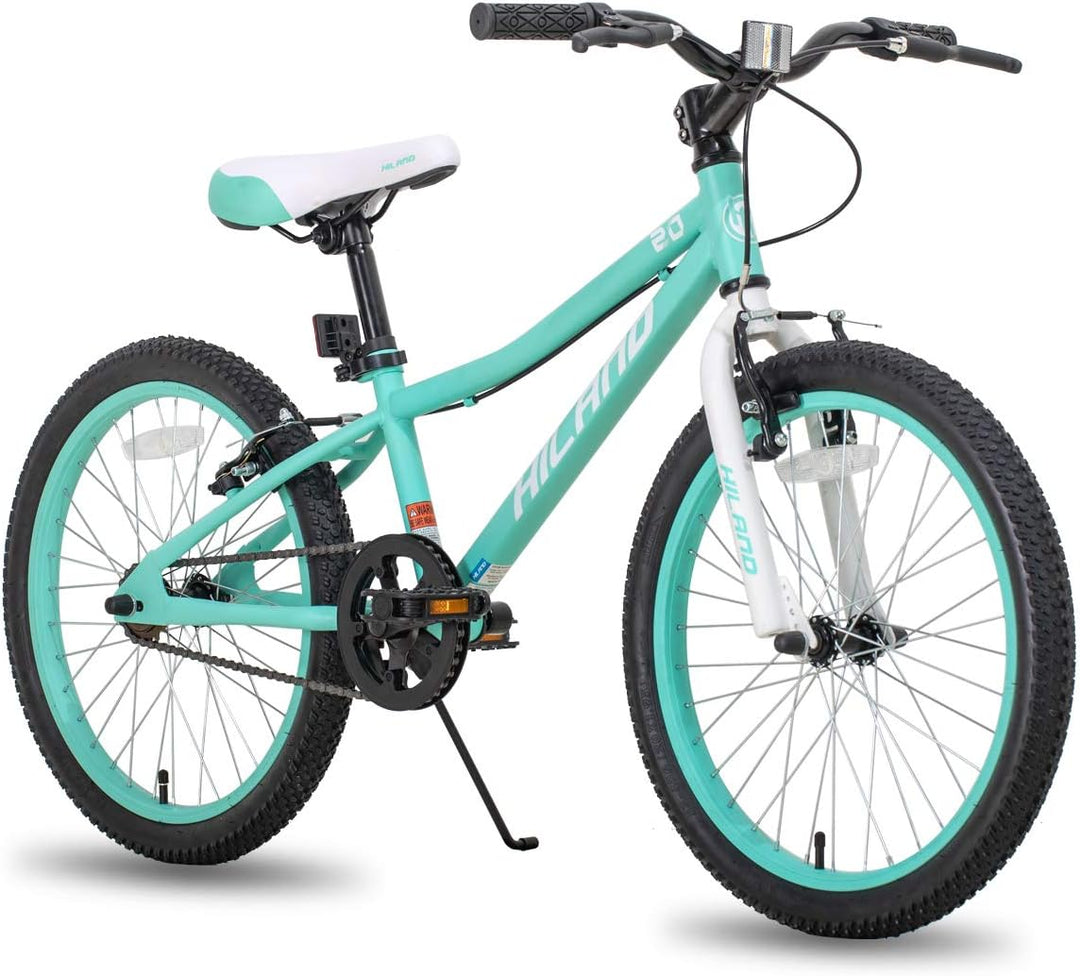 Hiland 20 Zoll Mountainbike für Kinder, Kinderfahrräder für Jungen und Mädchen, mehrere Farben Mintg