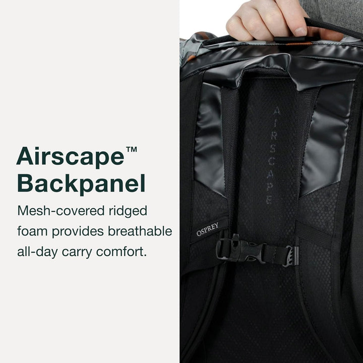 Osprey Unisex – Erwachsene Transporter Roll Top Lifestyle Pack Einheitsgrösse Tan Concrete, Einheits