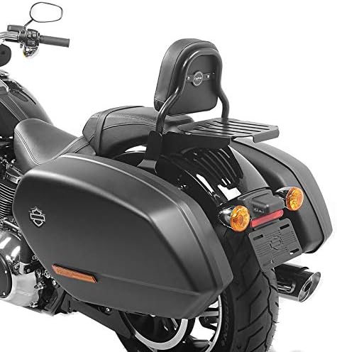 Sissy Bar CSS Fix für Harley Davidson Sport Glide 18-23 mit Gepäckträger schwarz