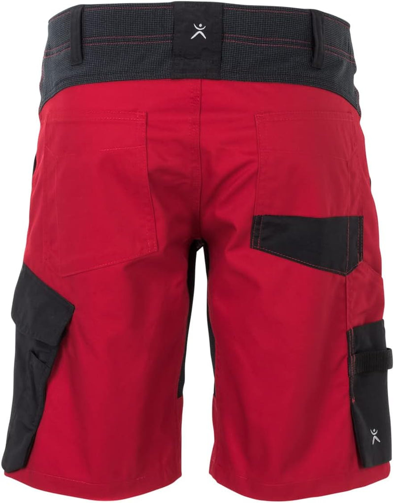 Planam Norit Damen Shorts in vielen Farben und Allen Grössen Rot/Schwarz XL, Rot/Schwarz XL