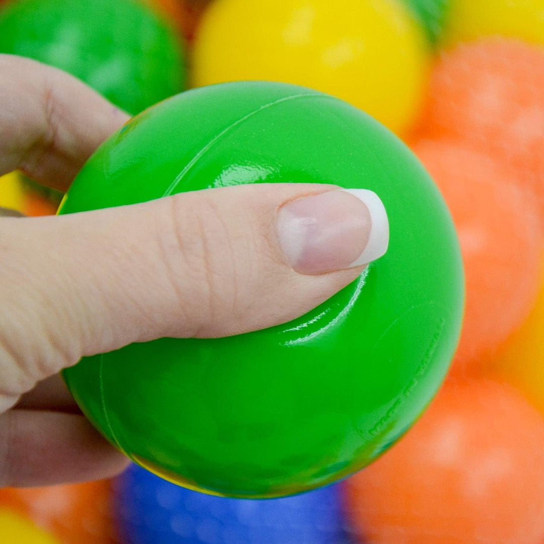 LittleTom 1000 Bunte Bälle für Bällebad 7cm Babybälle Plastikbälle Baby Spielbälle, 1000