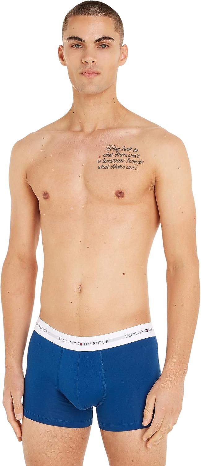 Tommy Hilfiger Herren Trunk S Blue (Dsrt Sky/ Dp Indigo/ Putting Green), S Blue (Dsrt Sky/ Dp Indigo