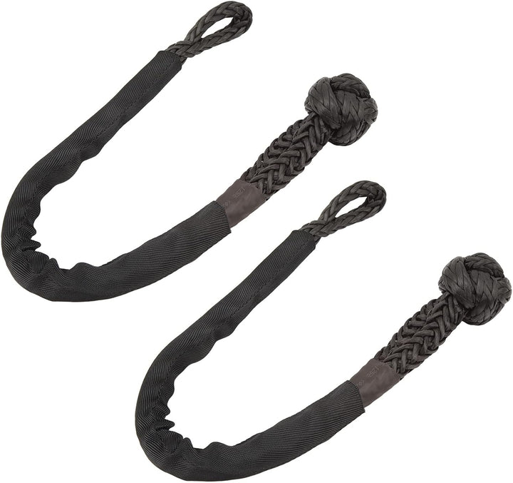 Weicher Schäkel, Seilschäkel, reissfest, tragbar, für SUV für Boot(Schwarz)