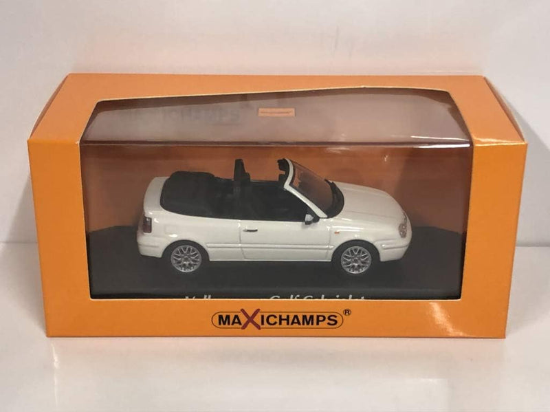 MAXICHAMPS 940058330 1:43 1998 VW Golf 4 Cabriolet-Weiss