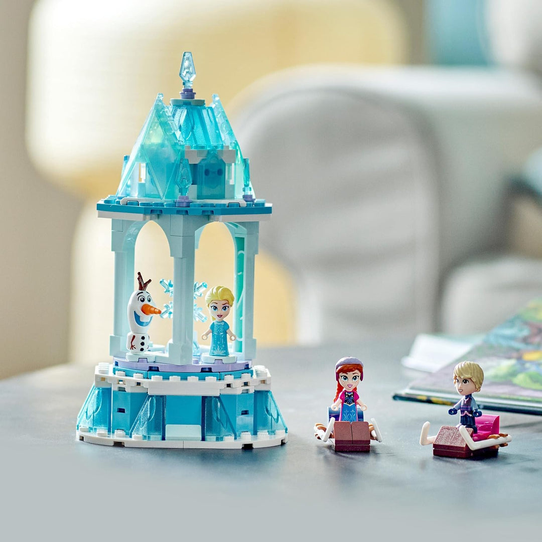 LEGO Disney Princess Annas und Elsas magisches Karussell, Die Eiskönigin Spielzeug, Inspiriert vom F