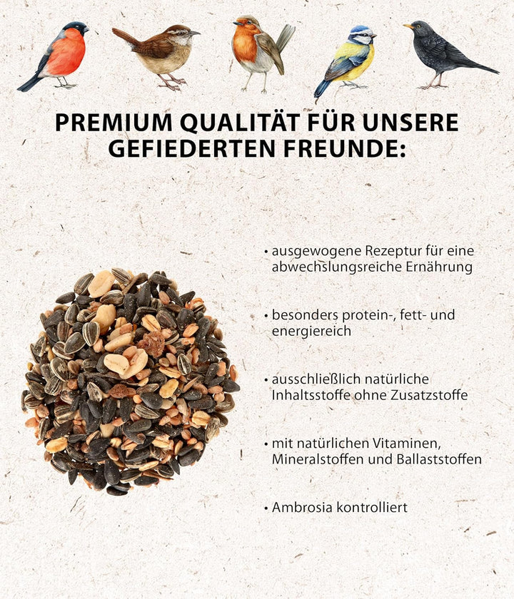 Dehner Natura Wildvogelfutter, Streufutter, 20 kg