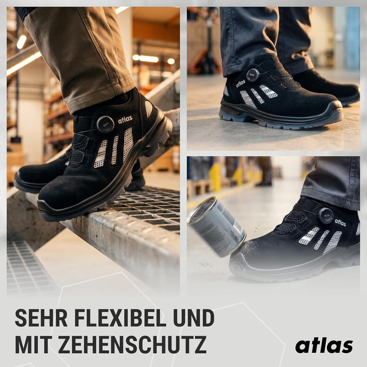 Atlas Flash 3200 BOA® | ESD - EN ISO 20345 S1 SRC - Gr. 36-49 44 EU Mehrfarbig, 44 EU Mehrfarbig