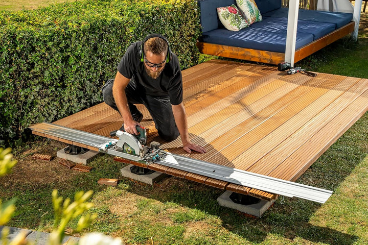 wolfcraft 6914000, Verlängerungs-Set für FKS 145 Silber