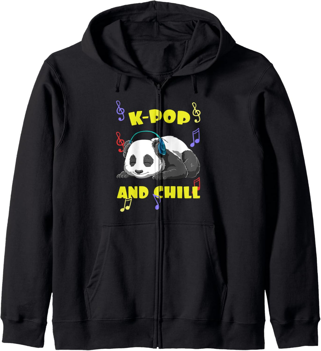 Musik K-Pop Panda Kapuzenjacke