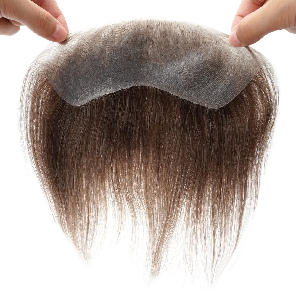Lordhair Toupet Herren,100% Europäisches Echthaar Herren Toupet Echthaar,V-LOOP Skin Toupet Herren,T