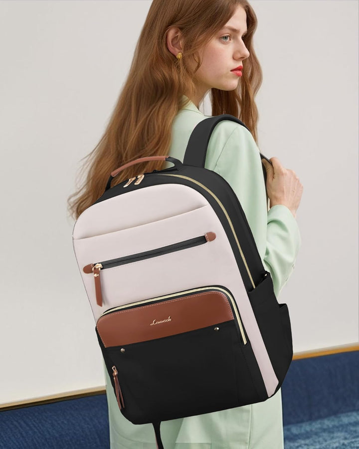 LOVEVOOK Rucksack Damen, Wasserdicht 15,6 Zoll Laptop Rucksäcke Arbeitsrucksack Schulrucksack Teenag