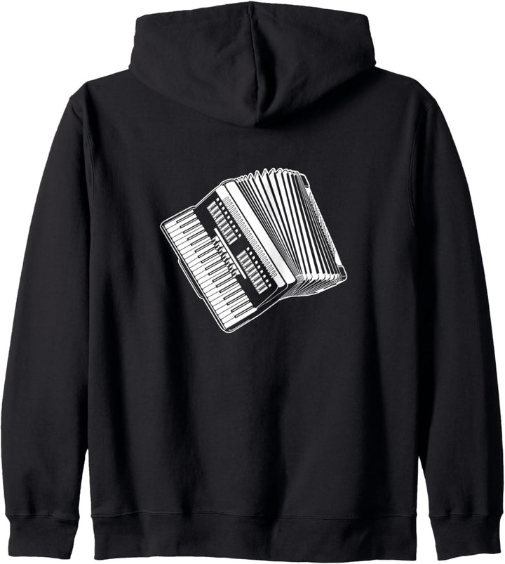 Akkordeonspieler Geschenk Ziehharmonika Bandoneon Akkordeon Kapuzenjacke