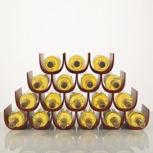 Alessi Noè| GIA13 W - Flaschenregal in Modulbauweise Design, Thermoplastisches Harz 34,5 x 15,5 x 27