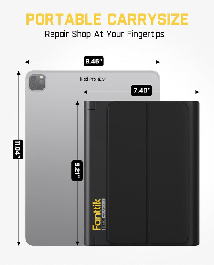 Fanttik E1 NEX Workstation Präzisions-Schraubendreher-Set, 64 magnetische Bits, 12 Arten von Fixierw
