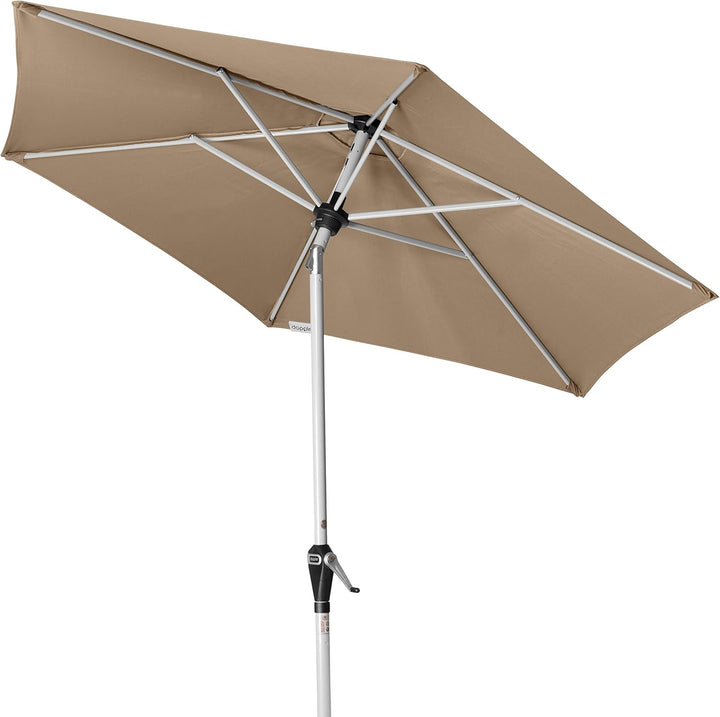 Doppler Active Auto Tilt 210 - Kurbel Sonnenschirm - Ideal für den Balkon - Mit einfacher Höhenverst