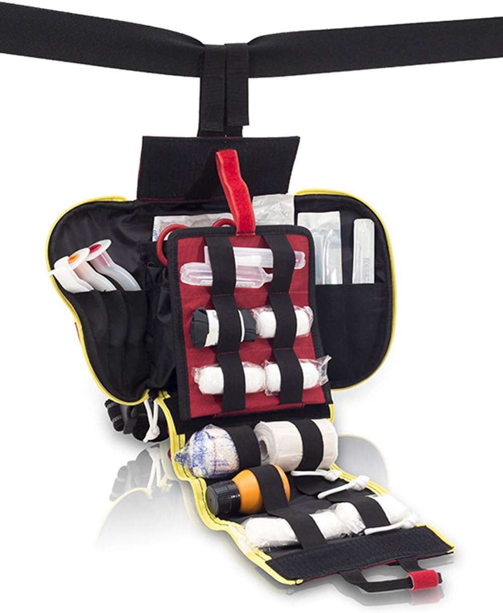 EB QUICKAID'S Oberschenkel-Holster (rot und schwarz) ohne Inhalt (rot)