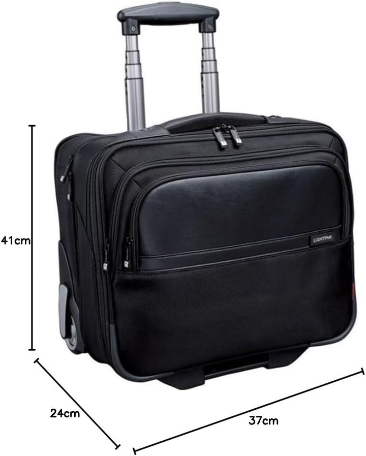 Business Trolley Bravo 1 Aktentasche, Schwarz Pilotenkoffer, Pilotenkoffer
