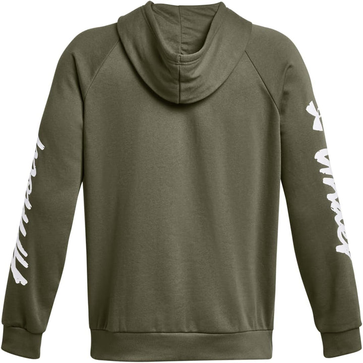 Under Armour Rival Graphic Hoody Training Herren XS (390) Marine Od Green/White, XS (390) Marine Od
