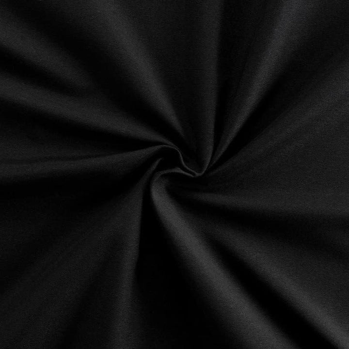 Betthusse 180x200 Schwarz – Mit 4 Seiten von 30 cm für Bett 180 x 200 cm – Bettrock 180 x 200 cm – S